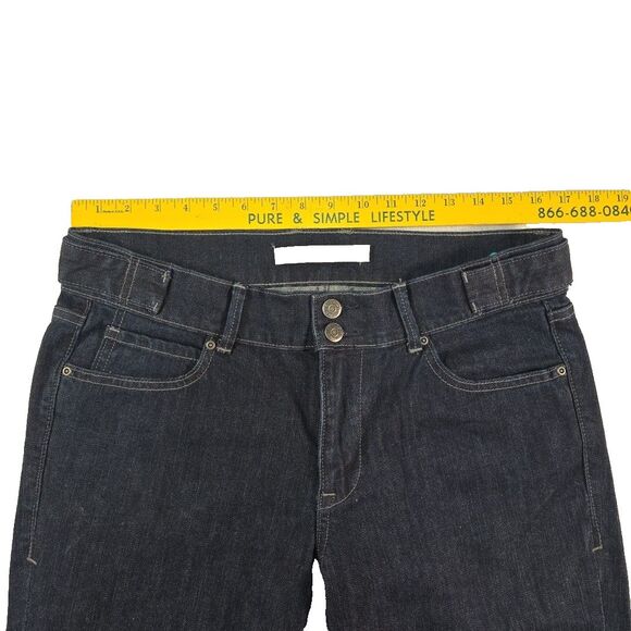 Old Navy Classic Rise Cropped Capri Jeans Women's size 8 Stretch Peddle Pusher - Picture 7 of 11